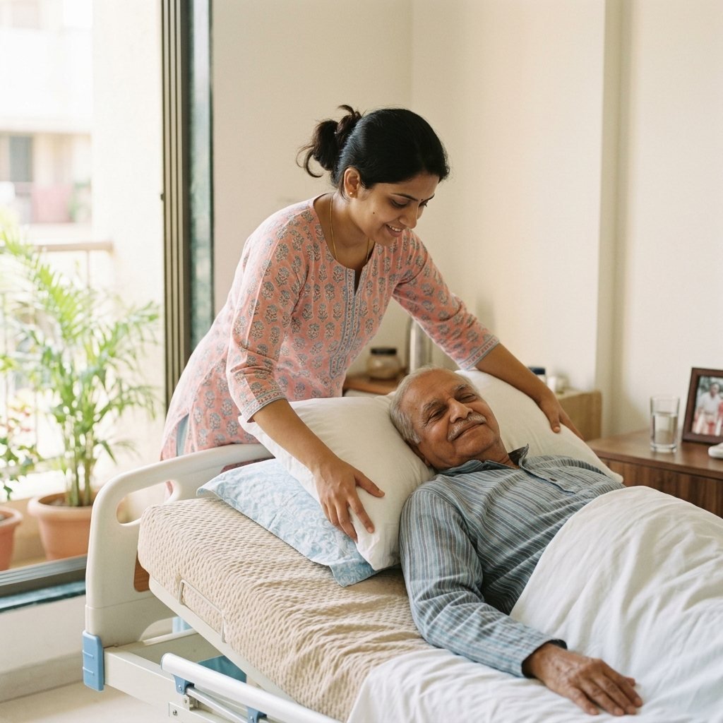 Bedsore (Pressure Ulcer) Prevention at Sreekaara Health Care Home, Yelahanka